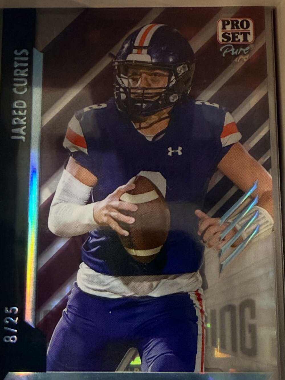 2024 Leaf Pro Set Pure - Jared Curtis #51 Blue Spectrum 8/25